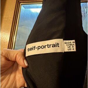 Black dress size 4 made by self portrait brand new never worn